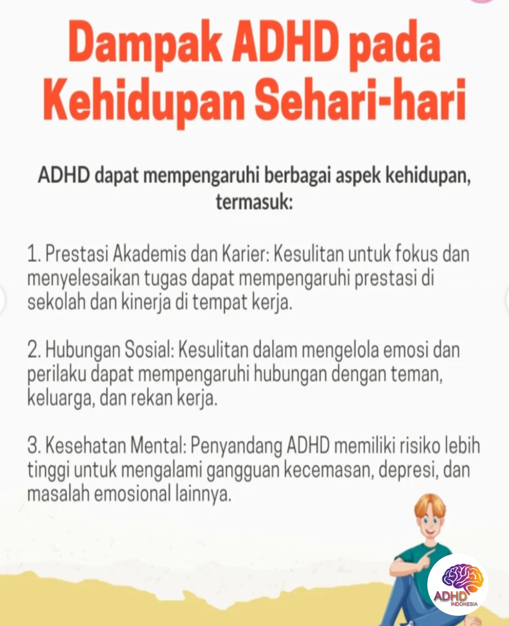 ADHD dan Hubungan Sosial Anak di Lingkungan Sekolah di Kabupaten Cilacap