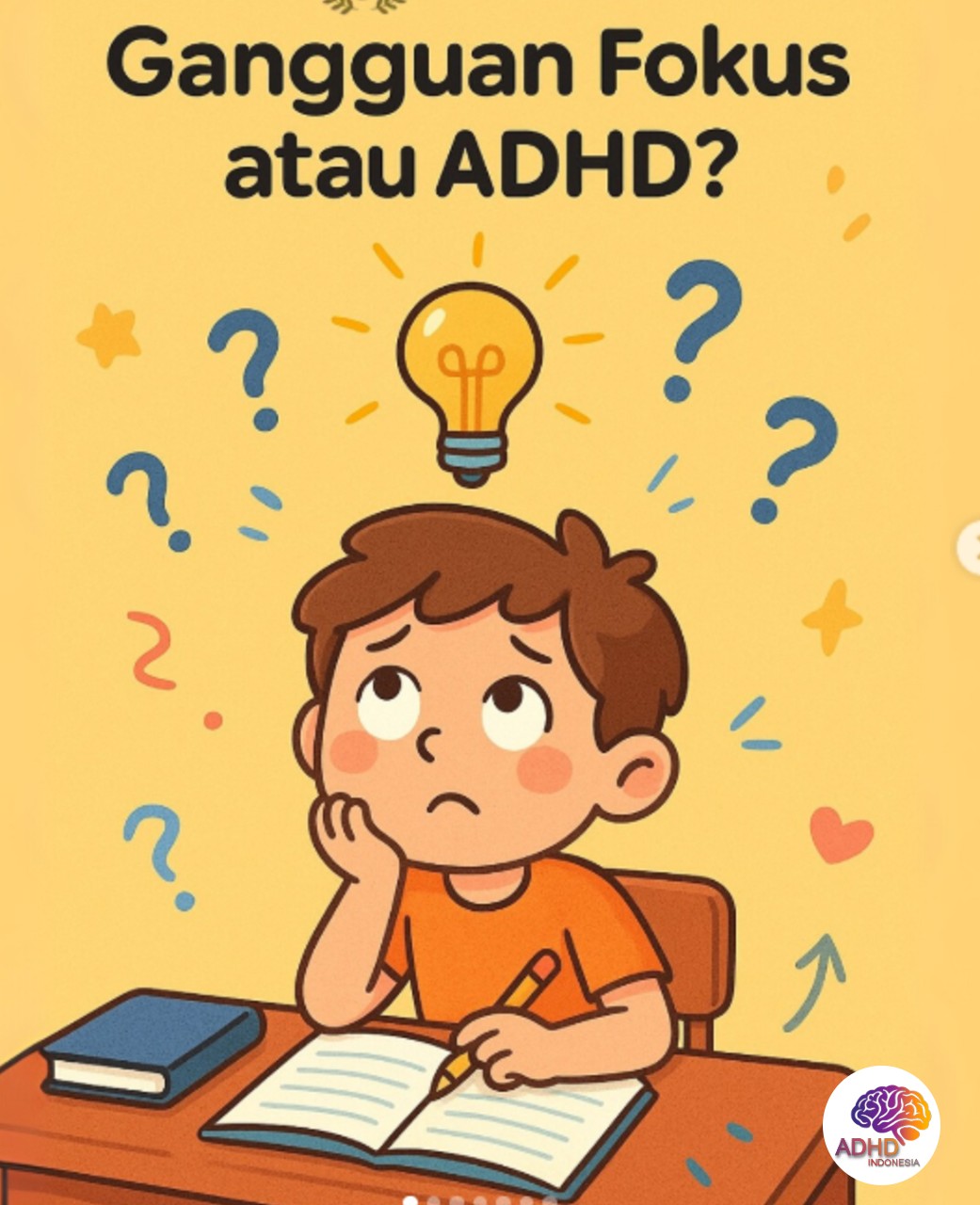 ADHD dan Kesulitan Fokus Anak: Edukasi untuk Keluarga di Kabupaten Cilacap