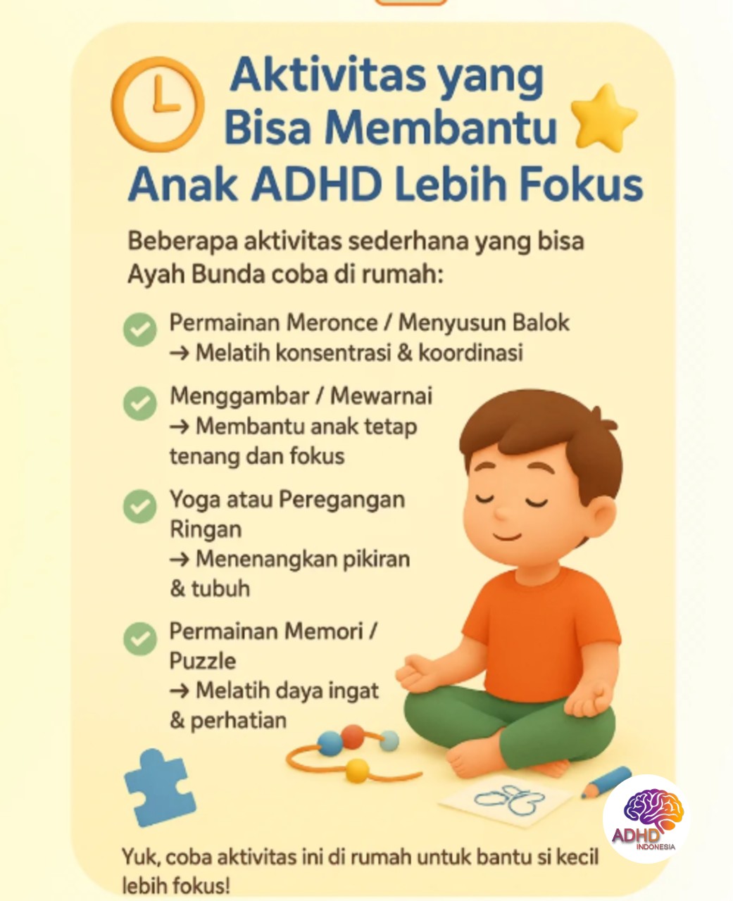 Pendekatan Edukatif yang Tepat untuk Anak ADHD di Kabupaten Cilacap