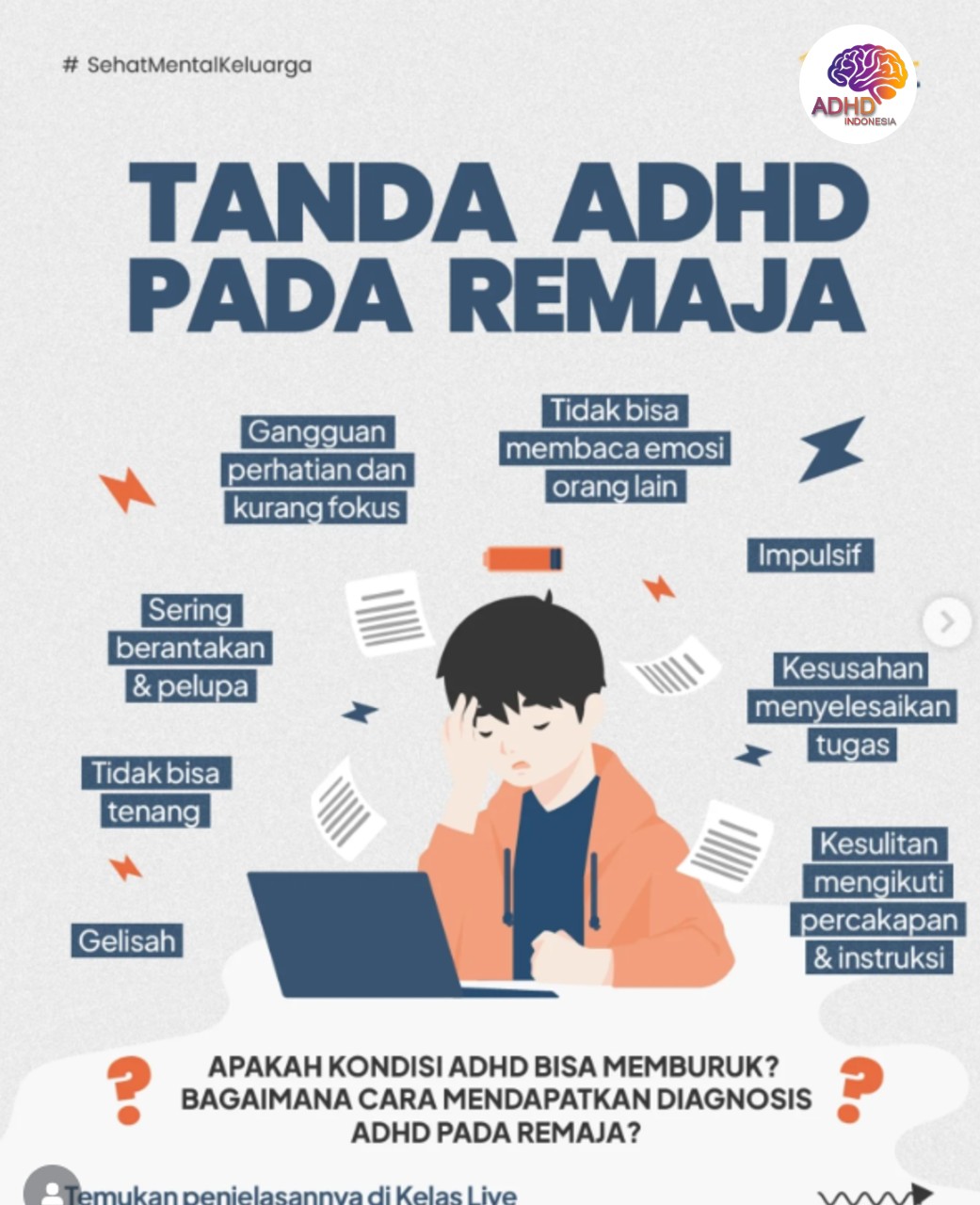 Screening ADHD Non-Diagnostik: Edukasi Awal bagi Orang Tua di Kabupaten Cilacap