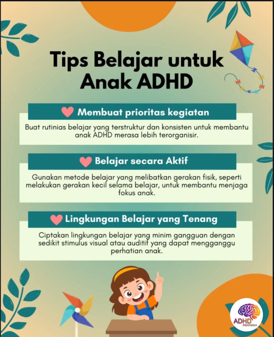 Strategi Belajar yang Cocok untuk Anak ADHD di Kabupaten Cilacap